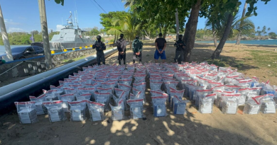 DNCD incauta 978 paquetes de presunta cocaína en costas de Santo Domingo DNCD incauta 978 paquetes de presunta cocaína en costas de Santo Domingo