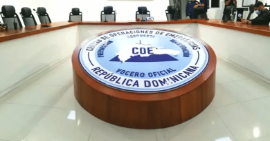 COE coloca cinco provincias y el Distrito Nacional en alerta verde por lluvias