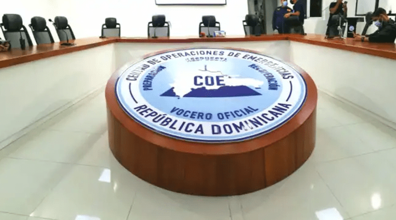 COE coloca cinco provincias y el Distrito Nacional en alerta verde por lluvias