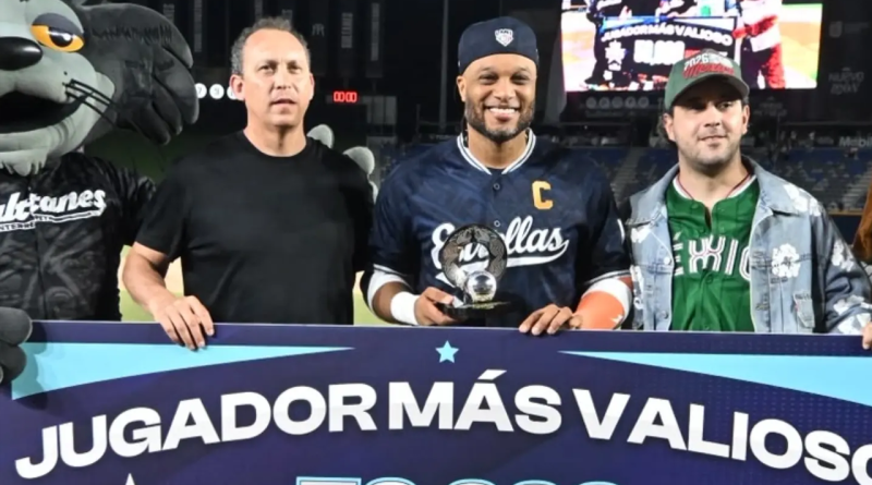 Robinson Canó gana el MVP del Juego de Estrellas de la Liga Mexicana de Béisbol
