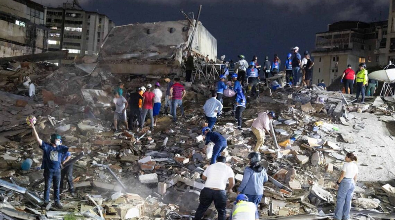 Ascienden a 589 los muertos por los terremotos en Venezuela